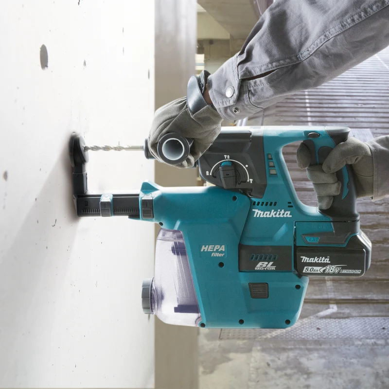 Makita Akku Kombihammer Bohrhammer 18V DHR243Z Bohrmaschine Sologerät mit wechselbarem Bohrfutter