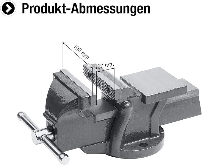 Meister Schraubstock Feststehend 100 mm