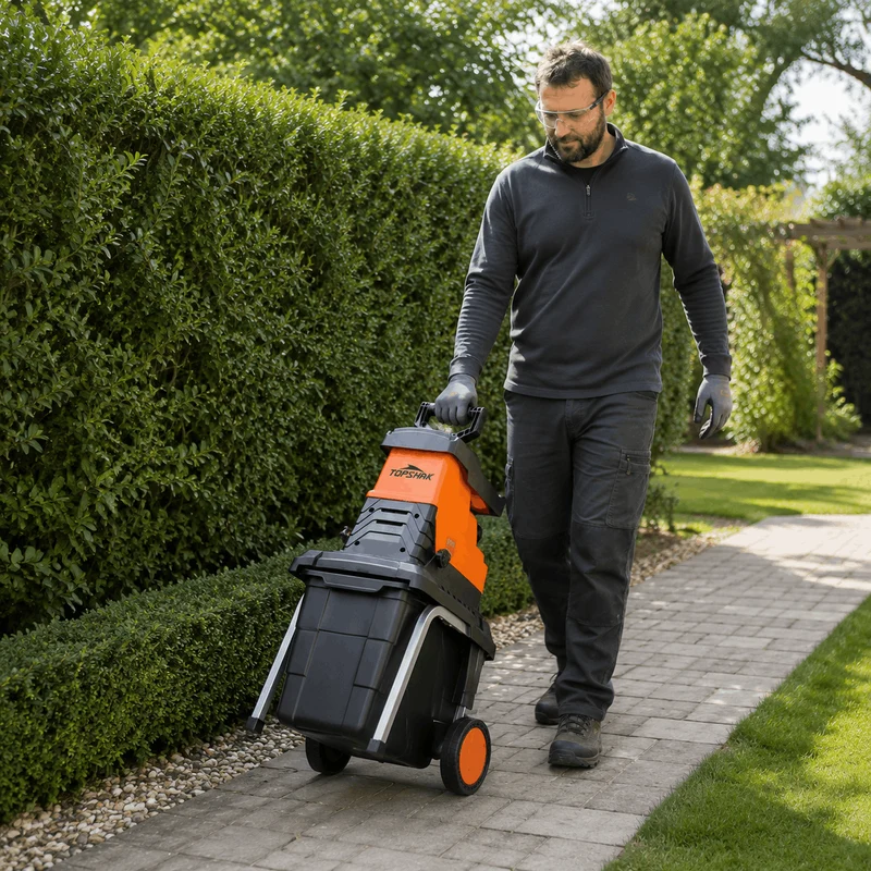 Topshak Asthäcksler Zerkleinerer 2800 W Häcksler TS-WS1