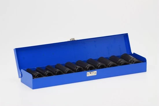Stahlkaiser Kraft Steckschlüssel Satz Sechskant lang 1/2" 10 tlg.