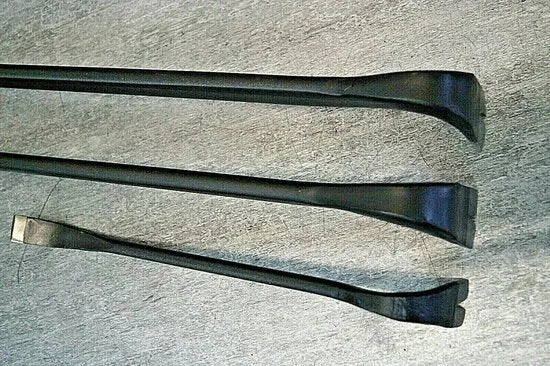 Stahlkaiser Brecheisen Nageleisen Satz Brechstange 35-60-90cm Kuhfuß Nagelklaue 3-tlg.