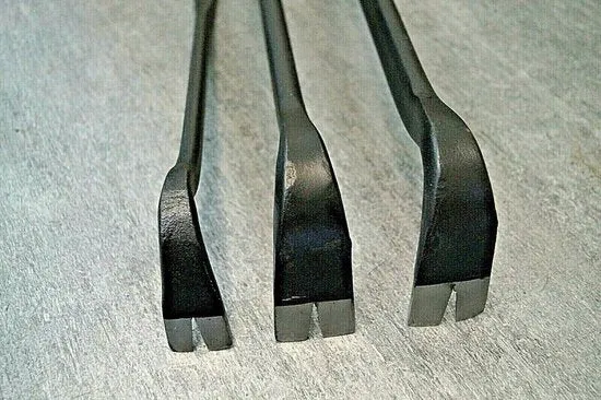 Stahlkaiser Brecheisen Nageleisen Satz Brechstange 35-60-90cm Kuhfuß Nagelklaue 3-tlg.