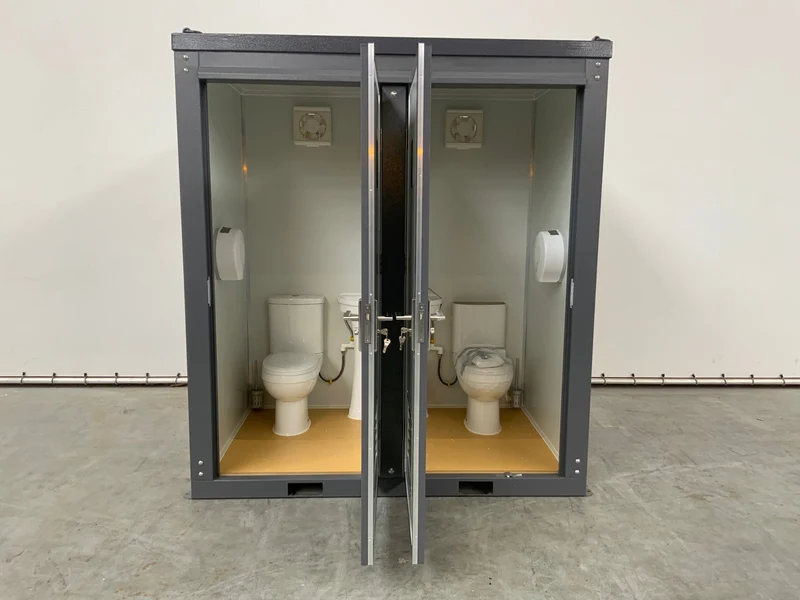Toiletten Container Doppel WC Container Toilettenbox Sanitärcontainer