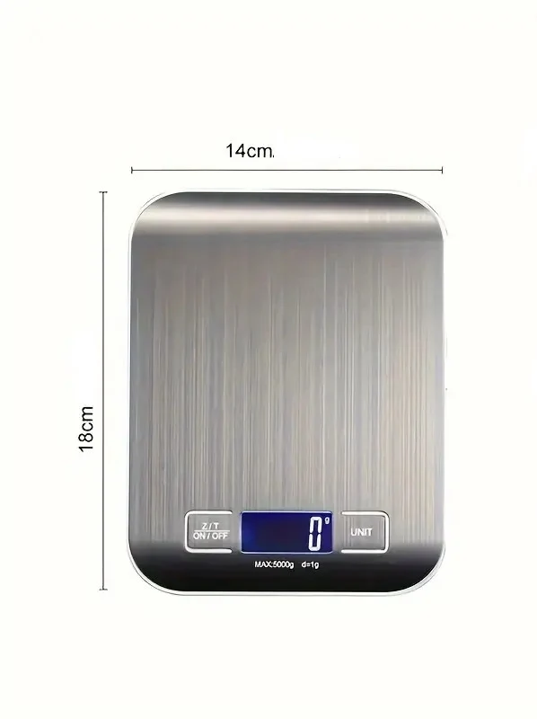 Küchenwaage 10kg/1g Haushaltswaage Briefwaage Digitalwaage - Waage