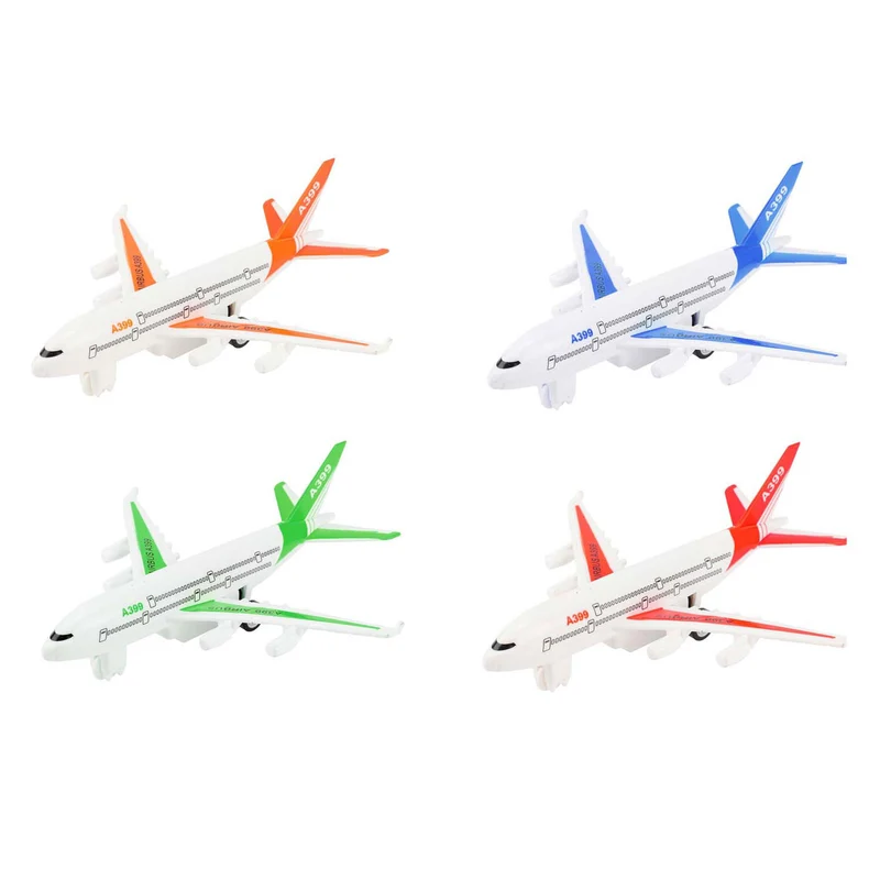 Set Flugzeuge Rückzug -15cm 4St