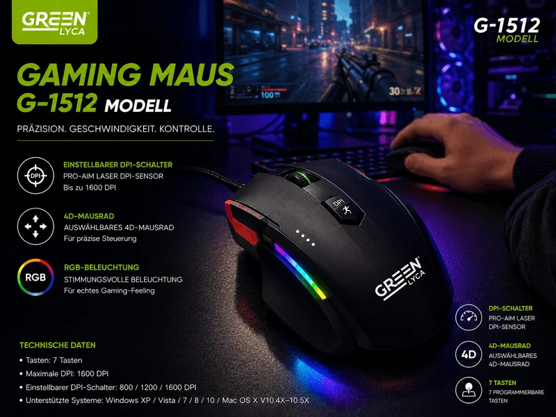 GAMING Maus RGB
