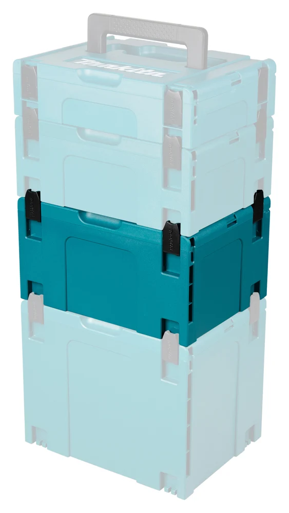Makita Werkzeugkoffer MakPac 3, 821551-8, leer, Kunststoff Klappkoffer