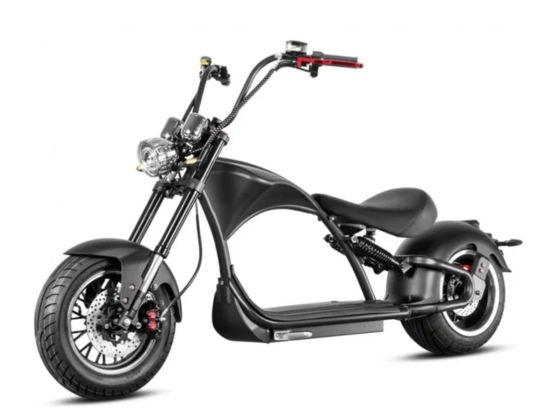 E-Chopper X9 2000W 25-45 km/h Schwarz Matt