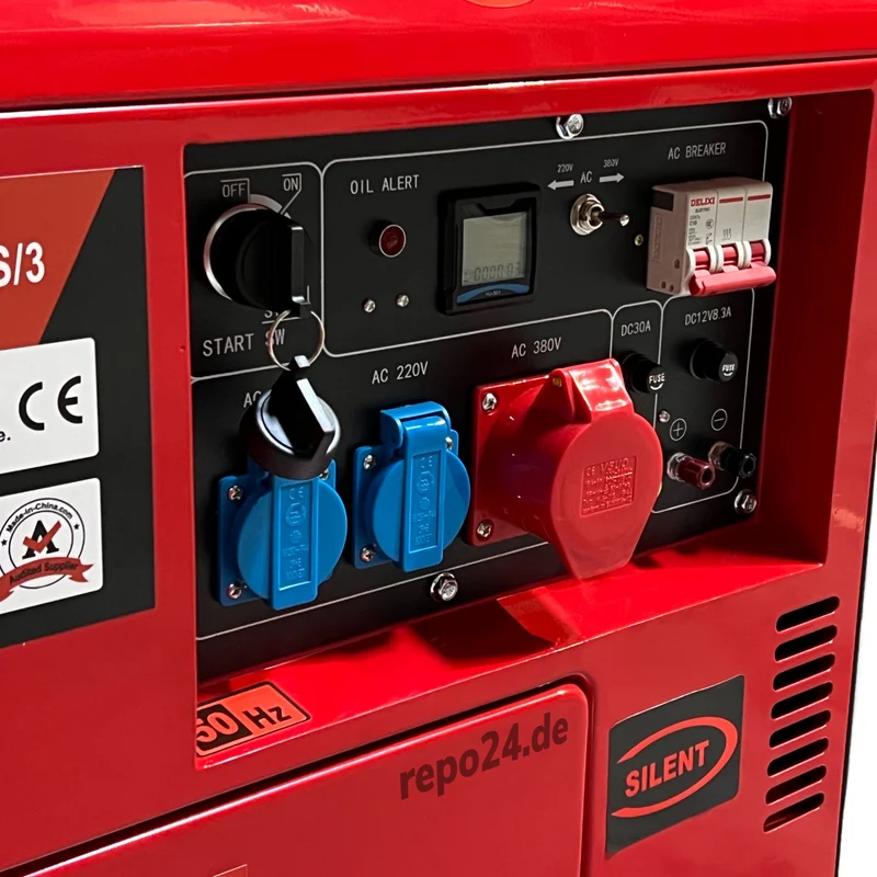 Diesel Stromerzeuger Generator Notstromaggregat 5 kW mit E-Start