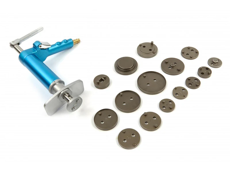 16 tlg. Pneumatischer Universal Bremskolbenrücksteller Set KFZ