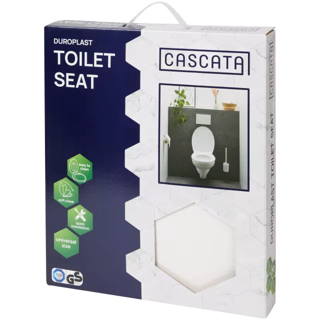 Cascata WC-Brille Soft Close + Easy Clean weiß