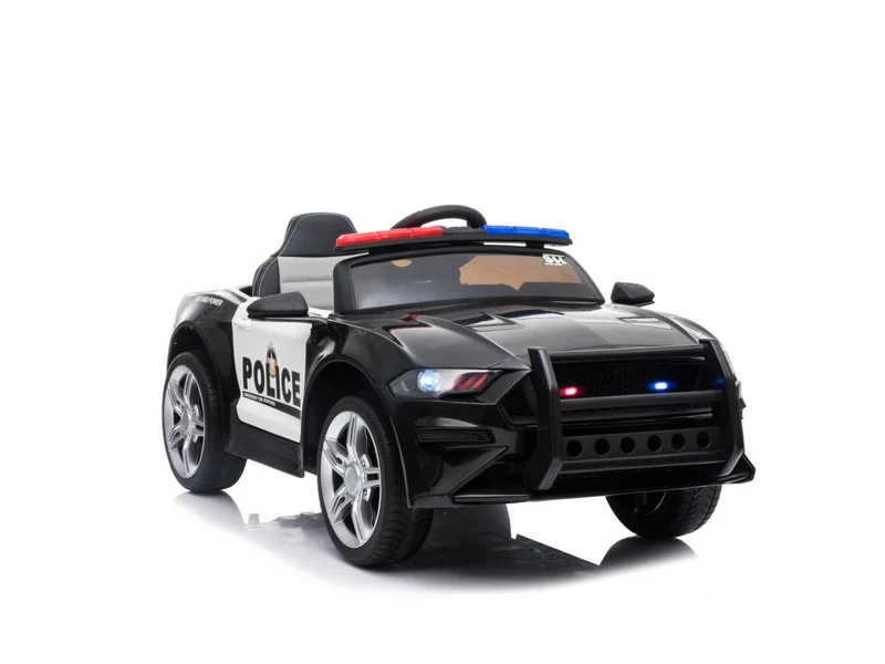 Ford Mustang Kinderauto Polizei 12V 2x35W 2.4Ghz USB MP3 Sirene