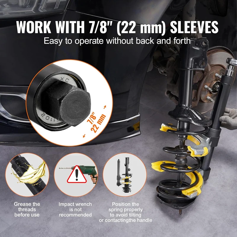 Professionelles Universal Federspanner Set Federbeine 80-265mm