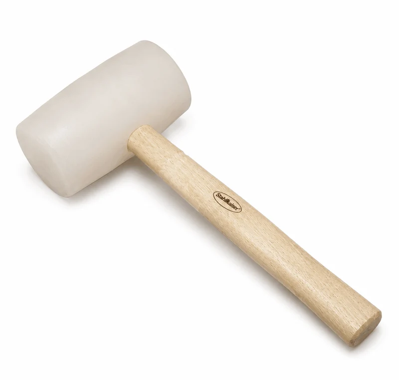 Gummihammer Weiß Schonhammer mittelhart Ausbeulhammer 900 gr.