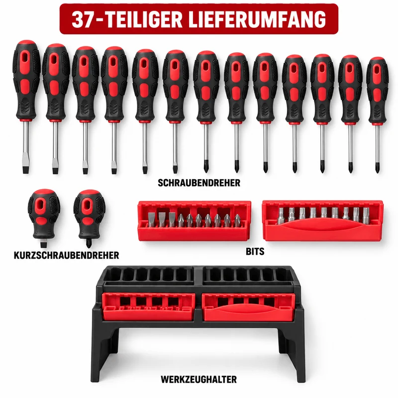 Schraubendreher-Set 37-teilig