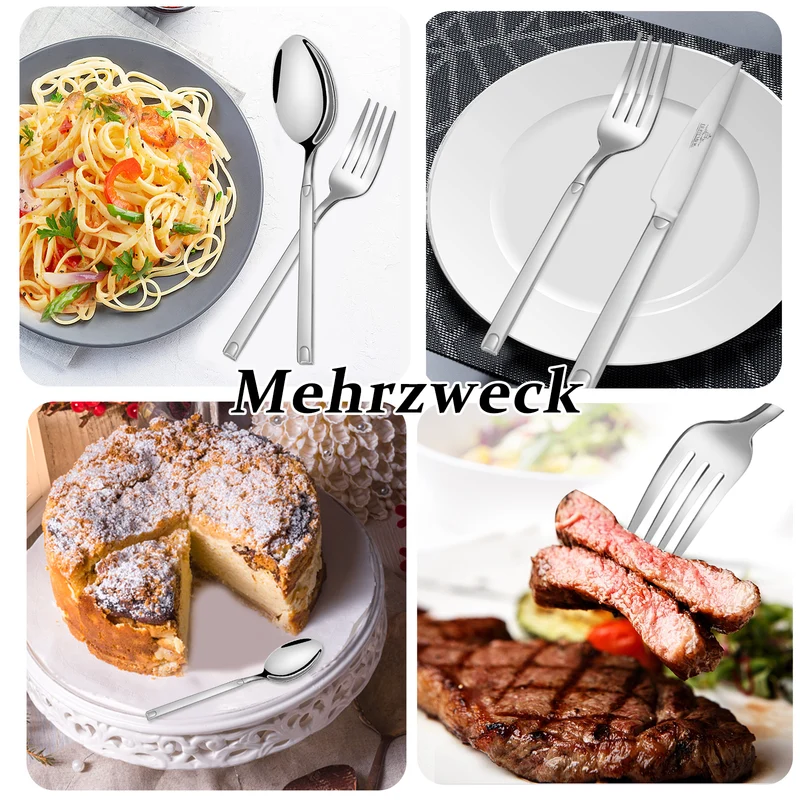 LB Besteck Set 72teilig 18/10 Edelstahl für 12 Personen
