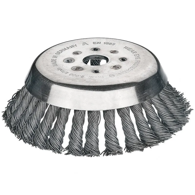 GRANIT Premium Kegelbuerste Metall passend für Freischneider, Motor- und Akkusensen Bohrung-Ø (mm) 25,4