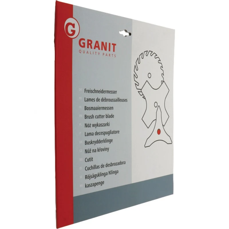 GRANIT 3-Zahn Dickicht-Mulchmesser Gewicht 518 g