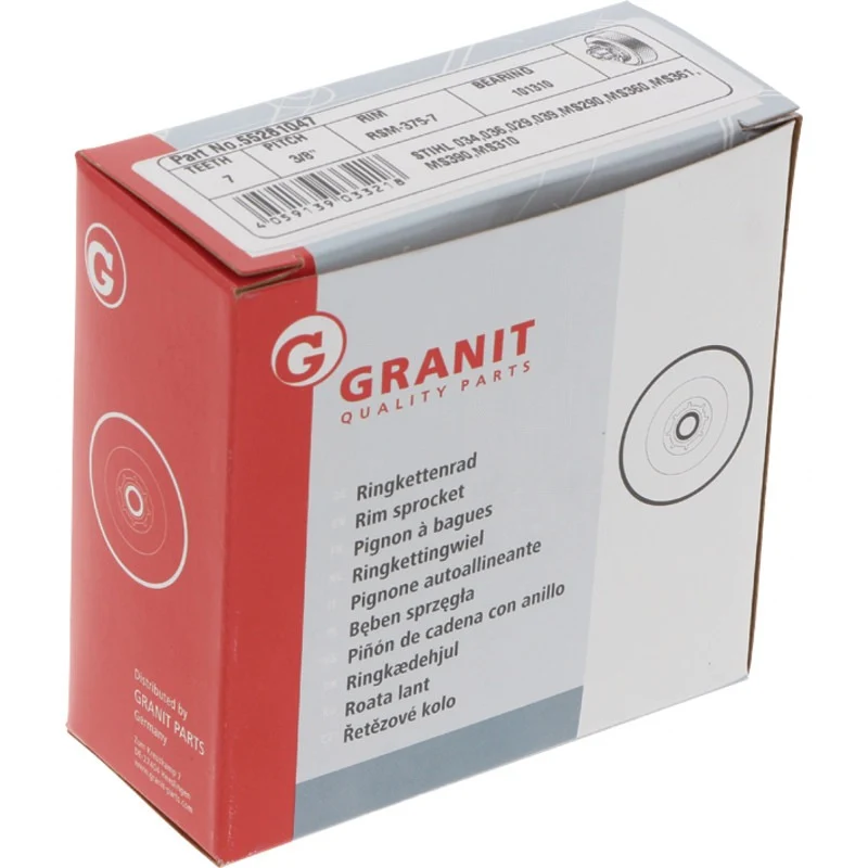 GRANIT ENDURANCE CUT Ringkettenrad 3/8" 7Z – 34162X