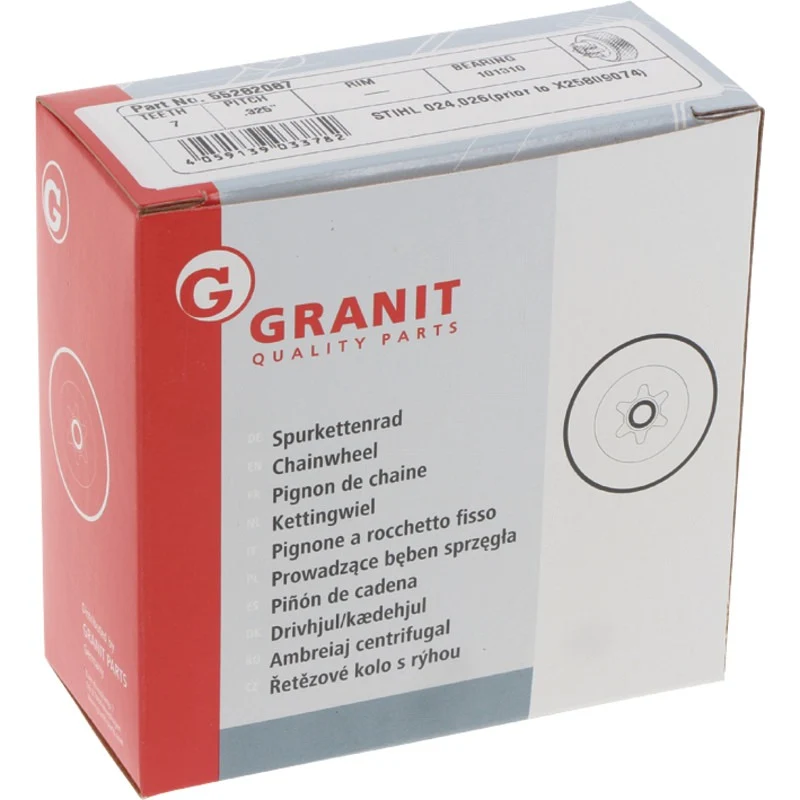 GRANIT ENDURANCE CUT Spurkettenrad.325" 7Z – 1121 640 2003