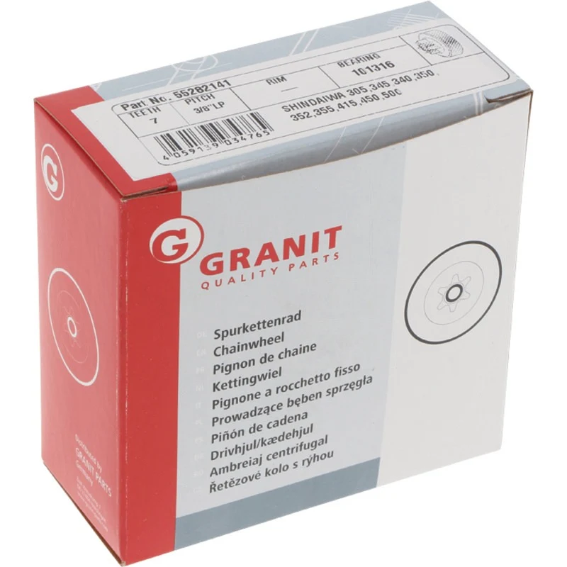 GRANIT ENDURANCE CUT Spurkettenrad 3/8" 6Z Gewicht 160 g