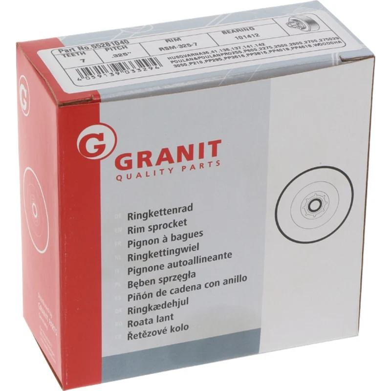 GRANIT ENDURANCE CUT Ringkettenrad.325" 7Z – 530 06 93-16