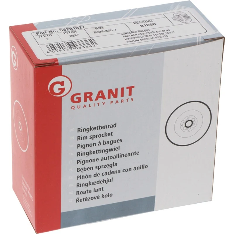 GRANIT ENDURANCE CUT Ringkettenrad.325" 7Z Gewicht 186 g