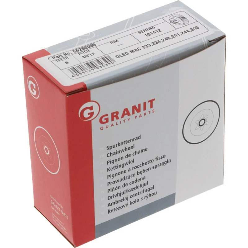 GRANIT ENDURANCE Cut Spurkettenrad 3/8" 6Z Gewicht 114 g