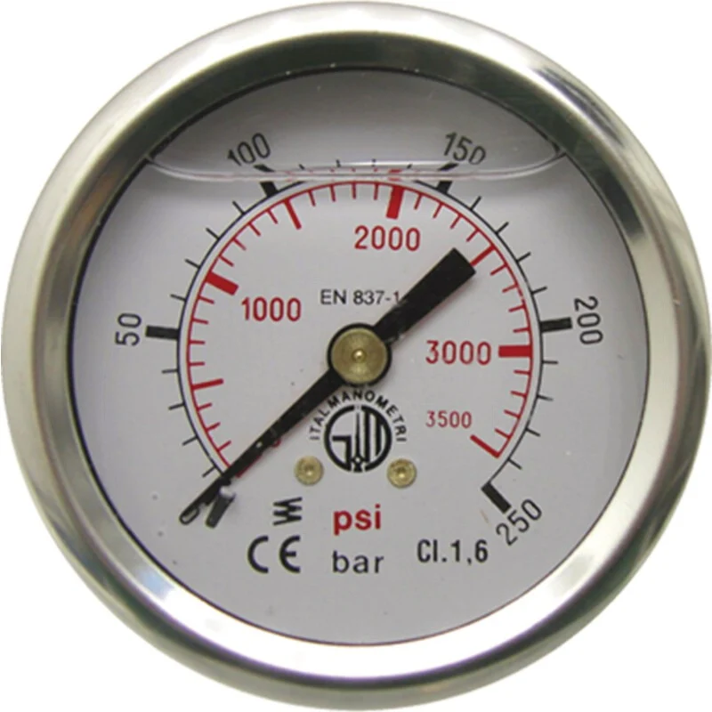 GRANIT Manometer Gewinde 1/4” AG Anschluss hinten