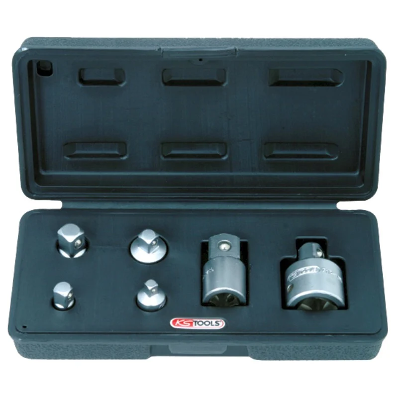 KS TOOLS 1/4' +3/8' +1/2' Adapter Satz,6-teilig – 220 mm