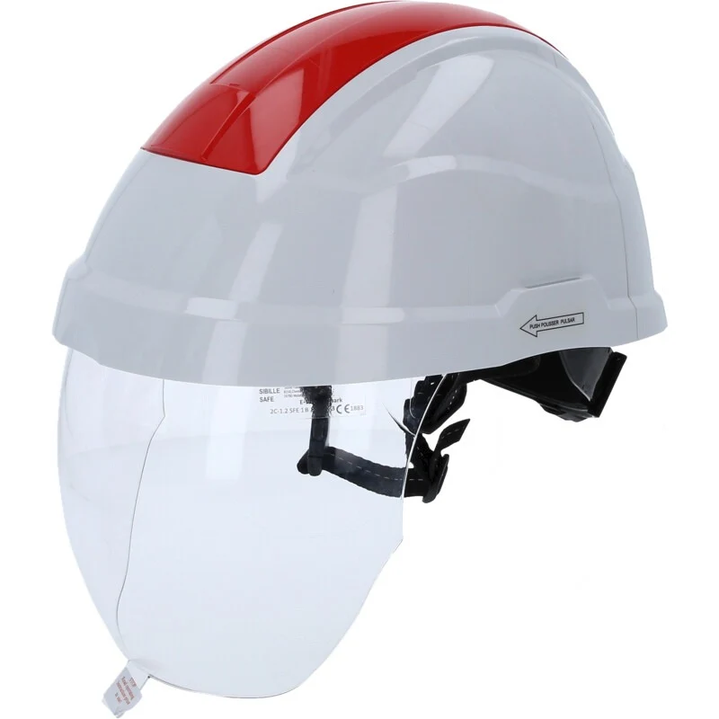 KS Tools Arbeits-Schutzhelm – 310 mm Farbe rot