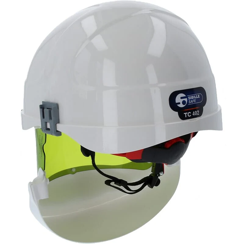 KS Tools Arbeits-Schutzhelm mit Lichtbogenvisier – Breite 250 mm ATPV: 8,4 CAL/cm2Prüfzertifika